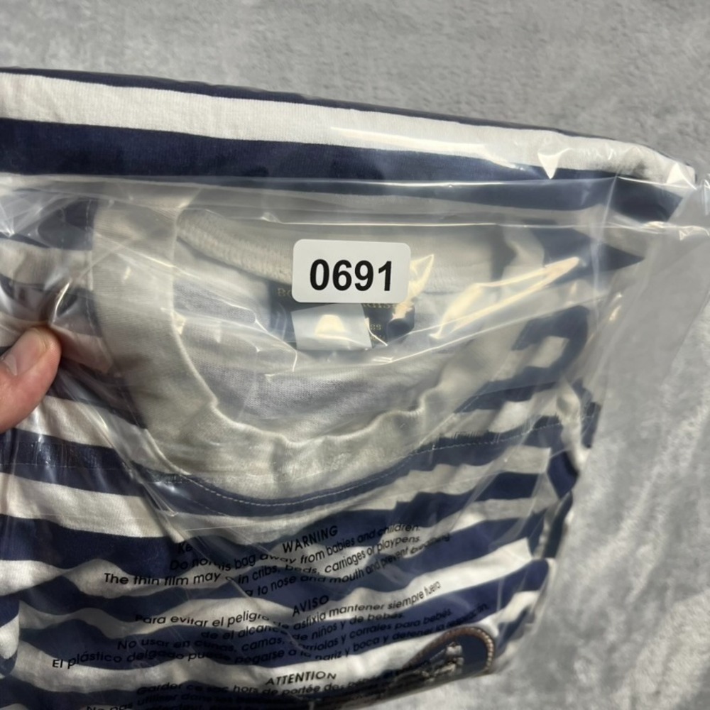 VTG Bounty Cruises Sydney T-Shirt XL Nautical Marine Striped Rugby Style - Picture 9 of 9